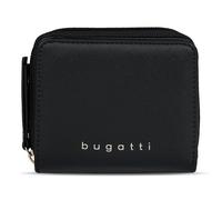 bugatti Ella Zip Around Wallet S Black Saffiano