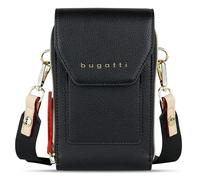 Bugatti Fashion Umhängetasche Ella Damen – Crossover mit Smartphone-Fach, Kunstleder – Schwarz