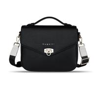 Henkeltasche BUGATTI "ELLA SAFFIANO", Damen, Gr. B/H/T: 25cm x 20cm x 11cm onesize, schwarz, Polyurethan (PU), Taschen (24806908-0) schwarz
