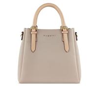 Bugatti Handtasche Ella – Henkeltasche mit Schultergurt, Kunstfaser Beige 22x21x10 cm