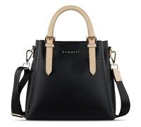 bugatti Ella Handtasche für Damen klein, Damen-Handtasche | Lilafarbenes bugatti Innenfutter, Rote Kantenfarbe, Applikationen in Goldoptik, Kunstleder, Kleine Frauen-Tasche zum Umhängen