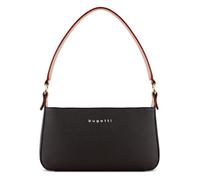 Bugatti Damen Schultertasche Ella S klein Kunstleder Reißverschluss Dunkelbraun