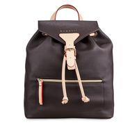 bugatti Ella, kleiner eleganter Damen-Rucksack, stylischer City- und Tagesrucksack, braun