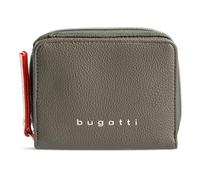 bugatti Ella kleines Portemonnaie für Damen, Frauen-Geldbeutel aus Kunstleder, Damen-Geldbörse in Olive