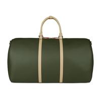 bugatti Ella Reisetasche L, Weekender aus Kunstleder, große Reisebag mit Schulterriemen, Olive
