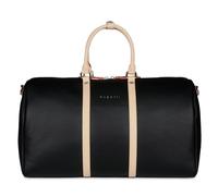 bugatti Ella Reisetasche S aus Kunstleder, kompakte Weekender-Bag mit Schulterriemen, schwarz