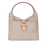 bugatti Ella Schultertasche aus Kunstleder, Umhängetasche mit extra Schulterriemen, beige