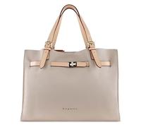 Henkeltasche BUGATTI "ELLA", Damen, Gr. B/H/T: 37cm x 27cm x 14cm onesize, beige, Kunstfaser, leicht glänzend, unifarben, Taschen (98168523-0) beige