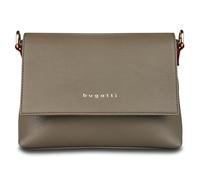 bugatti Ella Schultertasche für Damen, Frauen-Umhängetasche aus Kunstleder in olive