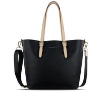 bugatti Ella großer Shopper bag-in-bag für Frauen, Damen-Handtasche Kunstleder, schwarz