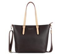 bugatti Ella Shopper Tote Bag große Handtasche Henkeltasche, Braun | Bag-In-Bag Tasche, Akzente in Goldoptik, hochwertiges Kunstleder, klassisch elegant
