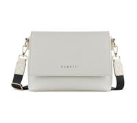 bugatti Ella Schultertasche für Damen, Frauen-Umhängetasche in Saffiano-Art aus Kunstleder, beige