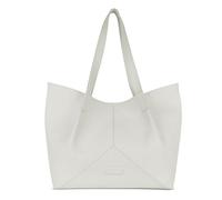 bugatti Elsa Damen-Shopper aus Leder, Handtasche mit extra Kosmetiktäschchen, weiß