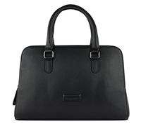 bugatti Elsa Damentasche aus Leder, edle und moderne Handtasche für Damen in schwarz