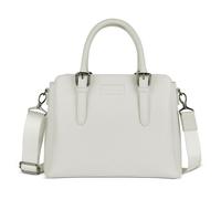 bugatti Elsa Damen-Handtasche aus Leder, Henkeltasche mit extra Schulterriemen, weiß