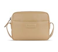 bugatti Elsa kleine Schultertasche mit Reißverschluss, Damen-Umhängetasche in sand