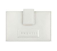 Bugatti Fashion Kartenetui ELSA aus Rindsleder, Kartenhalter zum Auffächern, weiß