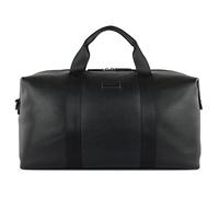 bugatti ELSA Reisetasche aus Leder, Weekender für den Urlaub, Gymtasche für Sport, schwarz