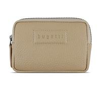 bugatti Elsa Schlüsseletui aus Leder, RFID-Schlüsselmäppchen mit 2 Ringen in sand