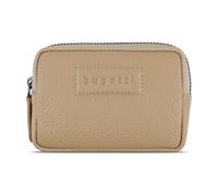 Bugatti Schlüsseletui Elsa – aus Leder, RFID, mit 2 Ringen – Sand