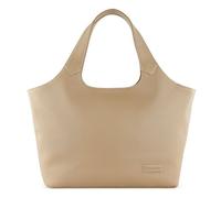 bugatti Elsa Systembag M aus Rindleder, Damentasche mit 3 extra Taschen inkl. Laptopfach (13") in sand