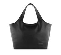 bugatti Elsa Systembag M aus Rindleder, Damentasche mit 3 extra Taschen inkl. Laptopfach (13") in schwarz