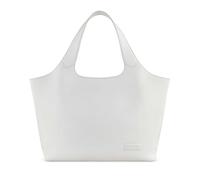 bugatti Elsa Systembag M aus Rindleder, Damentasche mit 3 extra Taschen inkl. Laptopfach (13") in weiß