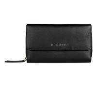 bugatti Emilia Ladies Long Wallet With Flap Black