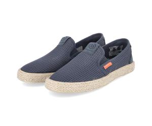 Bugatti Espadrilles - Gr. 42 - Blau - Textil & Synthetik