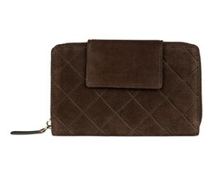 bugatti Fabia Ladies Zip Wallet L Brown