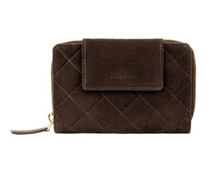 bugatti Fabia Ladies Zip Wallet M Brown