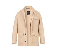 bugatti Fieldjacket Herren Stehkragen Leinen beige, 50 (M)