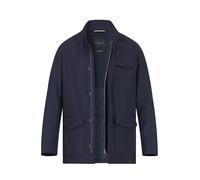 bugatti Fieldjacket Herren Stehkragen Leinen blau, 56 (XXL)