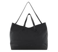 bugatti Finn extragroße Schultertasche, Tote Bag aus Canvas & Kunstleder, schwarz