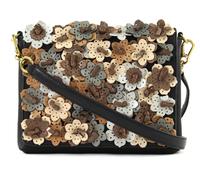 bugatti Fiore Cross Shoulder Bag with Flap Black