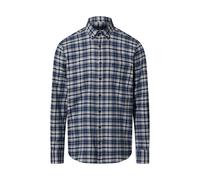 Bugatti Flanellhemd Herren Regular Fit Baumwolle marine, XXL