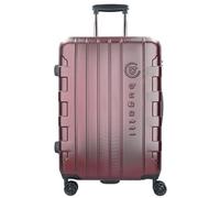 bugatti Galatea Hartschalenkoffer 66x47x26,5 cm - 65L, 4 Rollen mit TSA Zahlenschloss, rot
