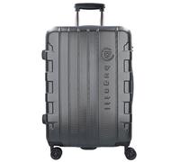 bugatti Galatea Hartschalenkoffer 66x47x26,5 cm - 65L, 4 Rollen mit TSA Zahlenschloss, schwarz