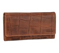 Bugatti Geldbörse Nevio Ladies Long Wallet With Flap Cognac Damen