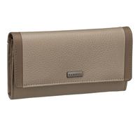 bugatti Sina Lange Damenbörse aus echtem Leder, Geldbörse mit Überschlag Frauen, beige