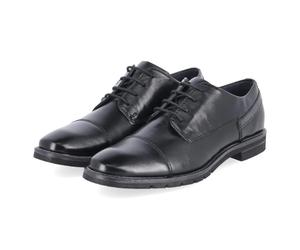 Bugatti Halbschuhe - Gr. 42 - Schwarz - Glattleder