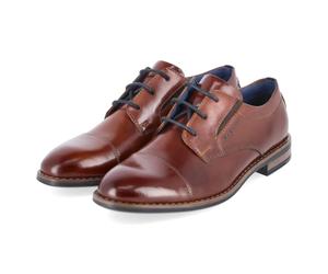 Bugatti Halbschuhe - Gr. 43 - Braun - Glattleder