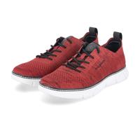 Bugatti Halbschuhe - Gr. 43 - Rot - Textil
