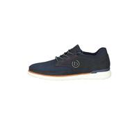 Bugatti Halbschuhe Nubukleder/Textil Dunkelblau - 43