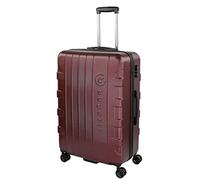 Bugatti Hartschalenkoffer Galatea 73.5 x 48 x 27.5 cm - 96L - 4 Rollen Reisekoffer, Rot mit TSA Zahlenschloss