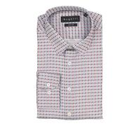 bugatti Hemd Herren Langarm Baumwolle rot, 4XL