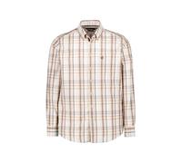 bugatti Hemd Herren Regular Fit Langarm Baumwolle beige, M