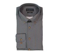 bugatti Hemd Herren Regular Fit Langarm Baumwolle blau, XXL