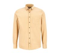 bugatti Hemd Herren Regular Fit Langarm Cord beige, L