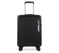 bugatti Hera Hartschalen-Koffer S mit 4-Rollen, Leichter Reise-Koffer aus PP Light, Handgepäck-Trolley, schwarz